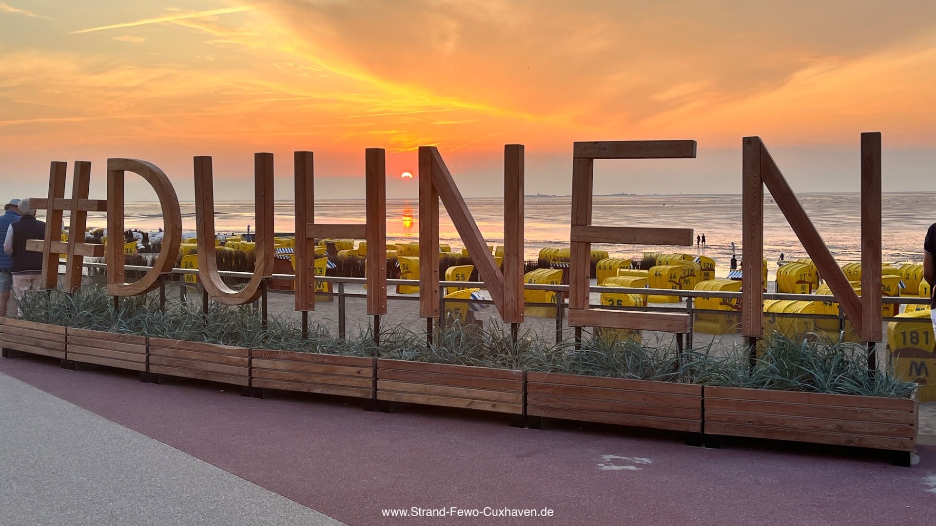 Am Strand von Duhnen