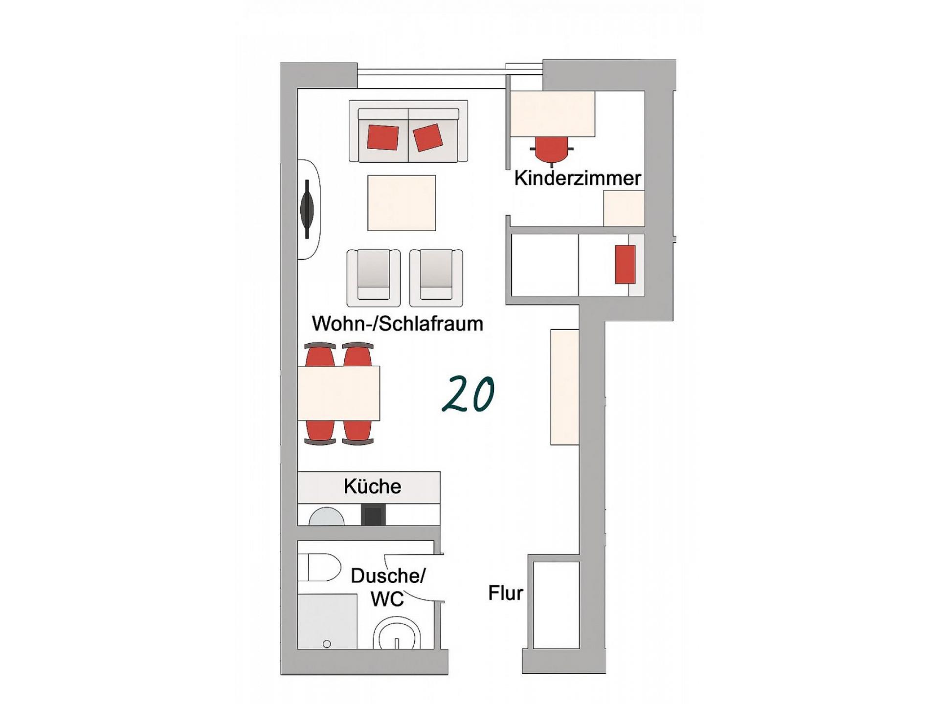 NW 20 mit Terrasse zur Südseite Foto 10