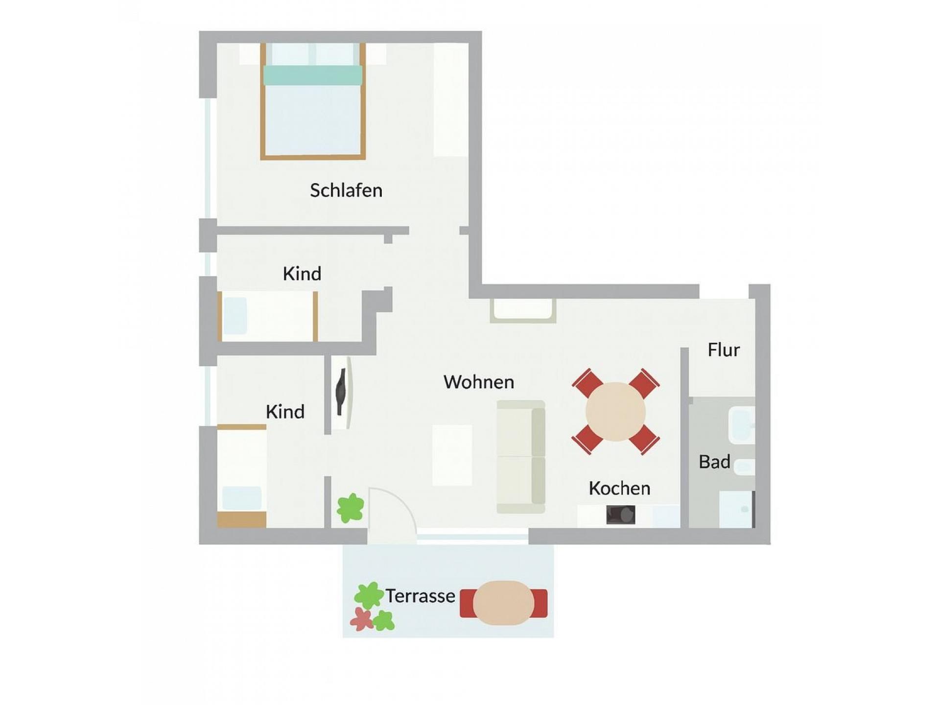 Ferienwohnung NW 21 Meerblick & Terrasse zur Seeseite Foto 13