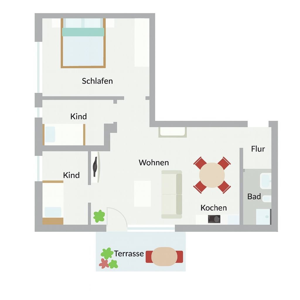 Ferienwohnung NW 21 Meerblick & Terrasse zur Seeseite Foto 13