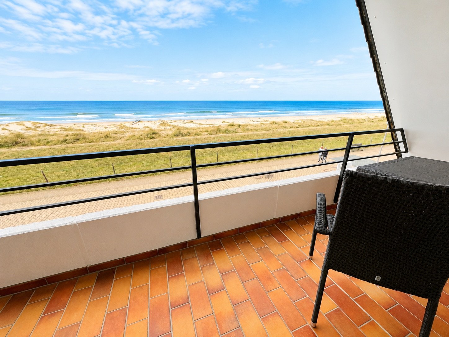 Ferienwohnung NW 34 Balkon mit Meerblick Foto 2