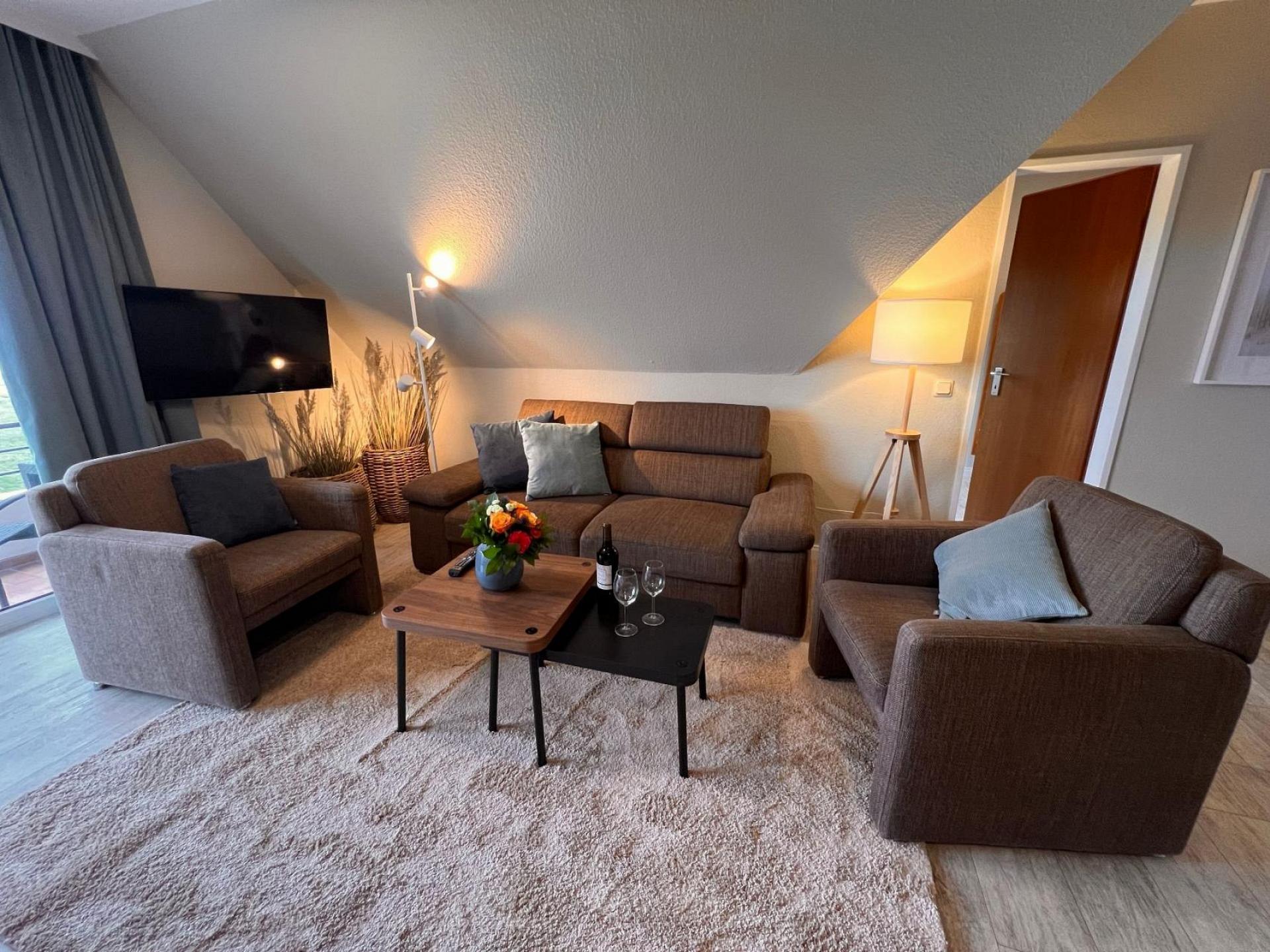 Ferienwohnung NW 34 Balkon mit Meerblick Foto 3