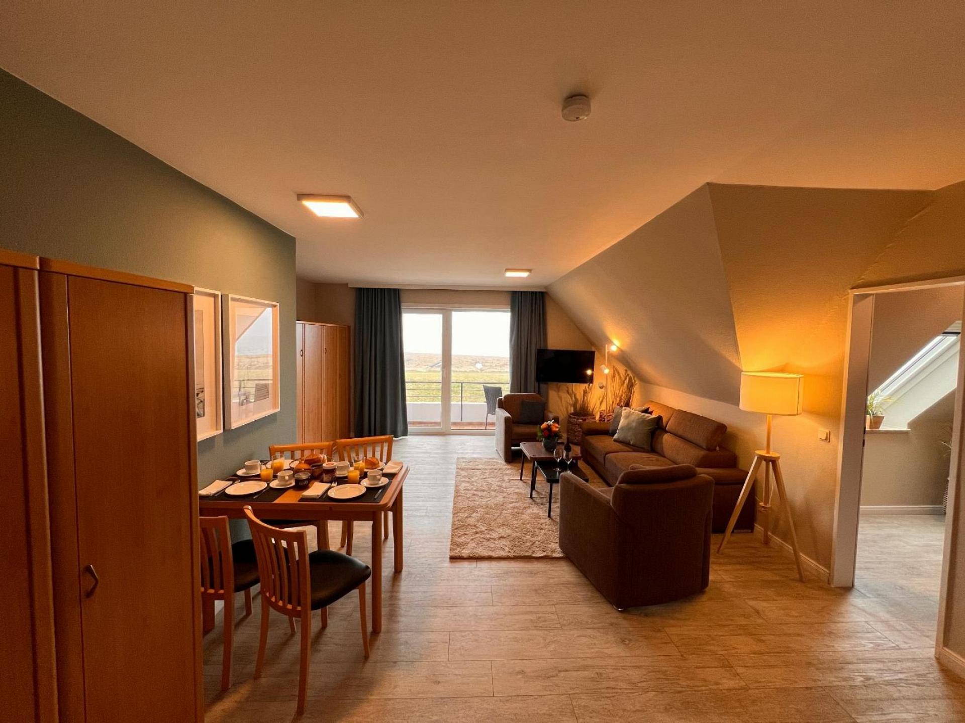 Ferienwohnung NW 34 Balkon mit Meerblick Foto 4