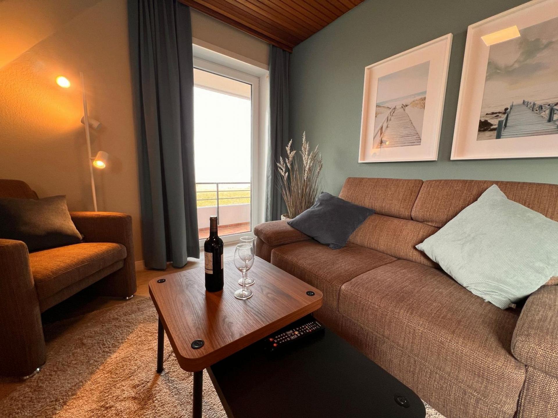 Ferienwohnung NW 36 Balkon mit Meerblick Foto 5