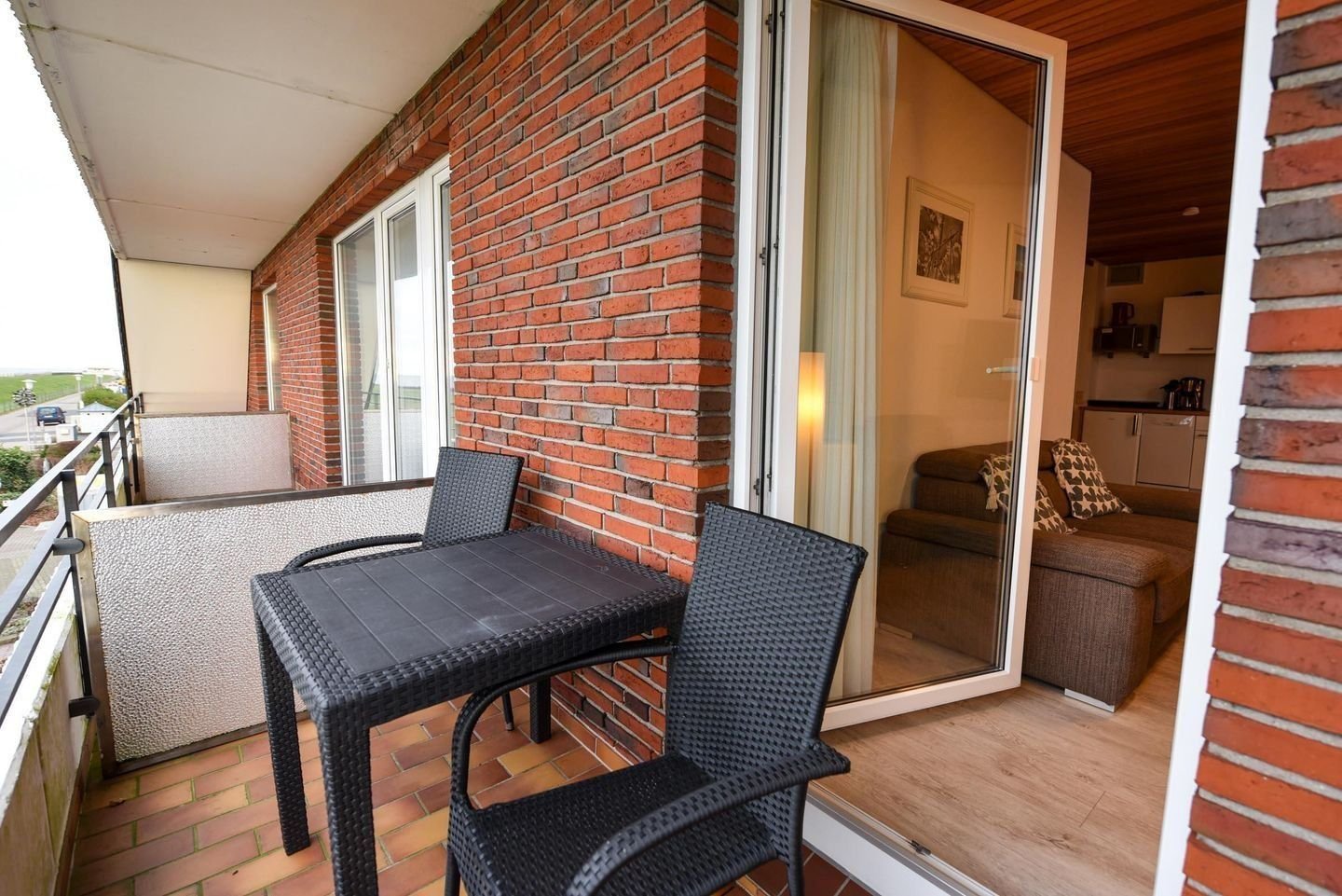 Ferienwohnung NW 36 Balkon mit Meerblick Foto 7