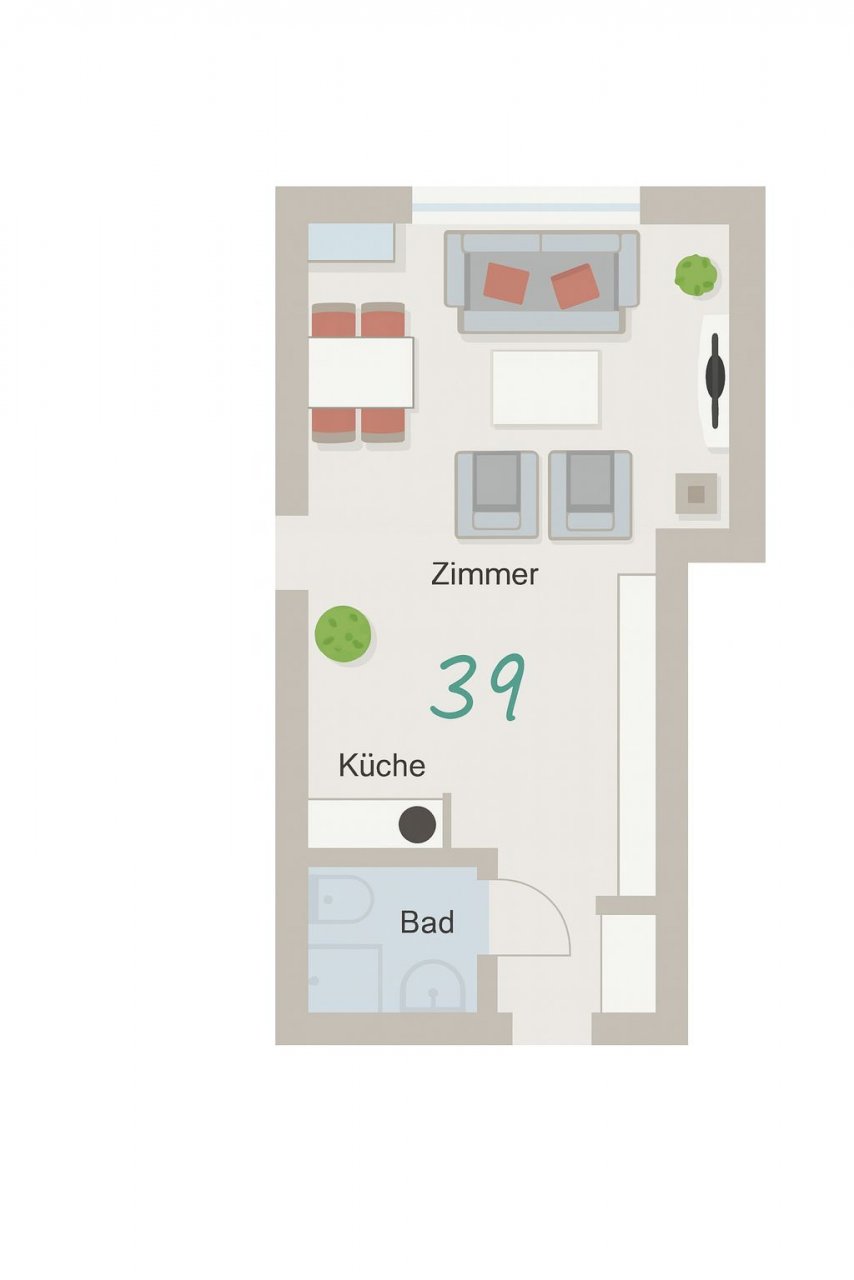 Ferienwohnung NW 39 mit Süd Balkon Foto 11