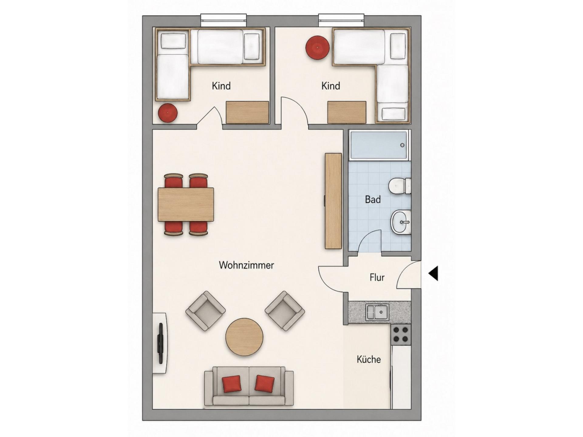 Ferienwohnung NW 41 Meerblick Foto 16