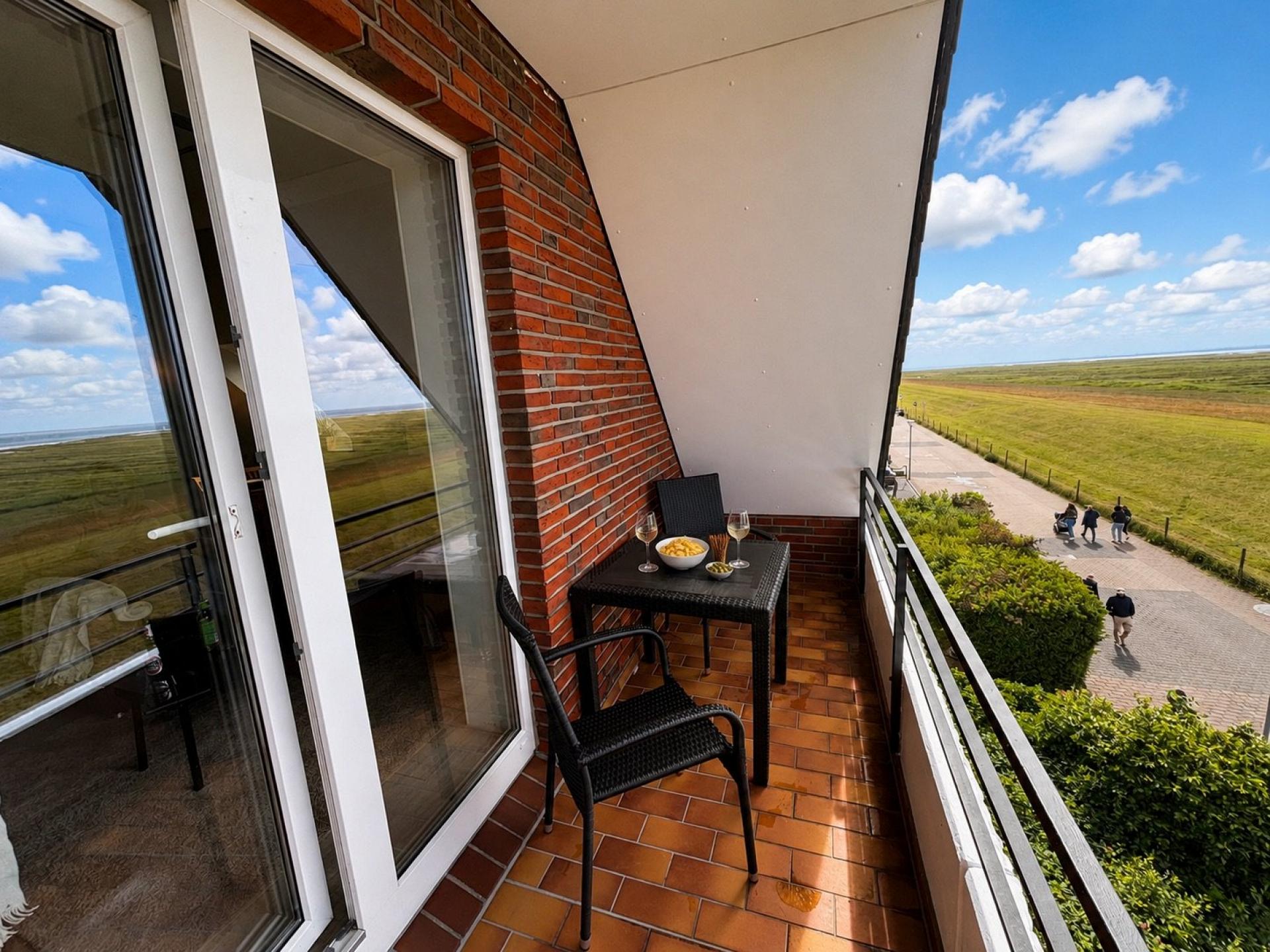 Balkon mit Meerblick