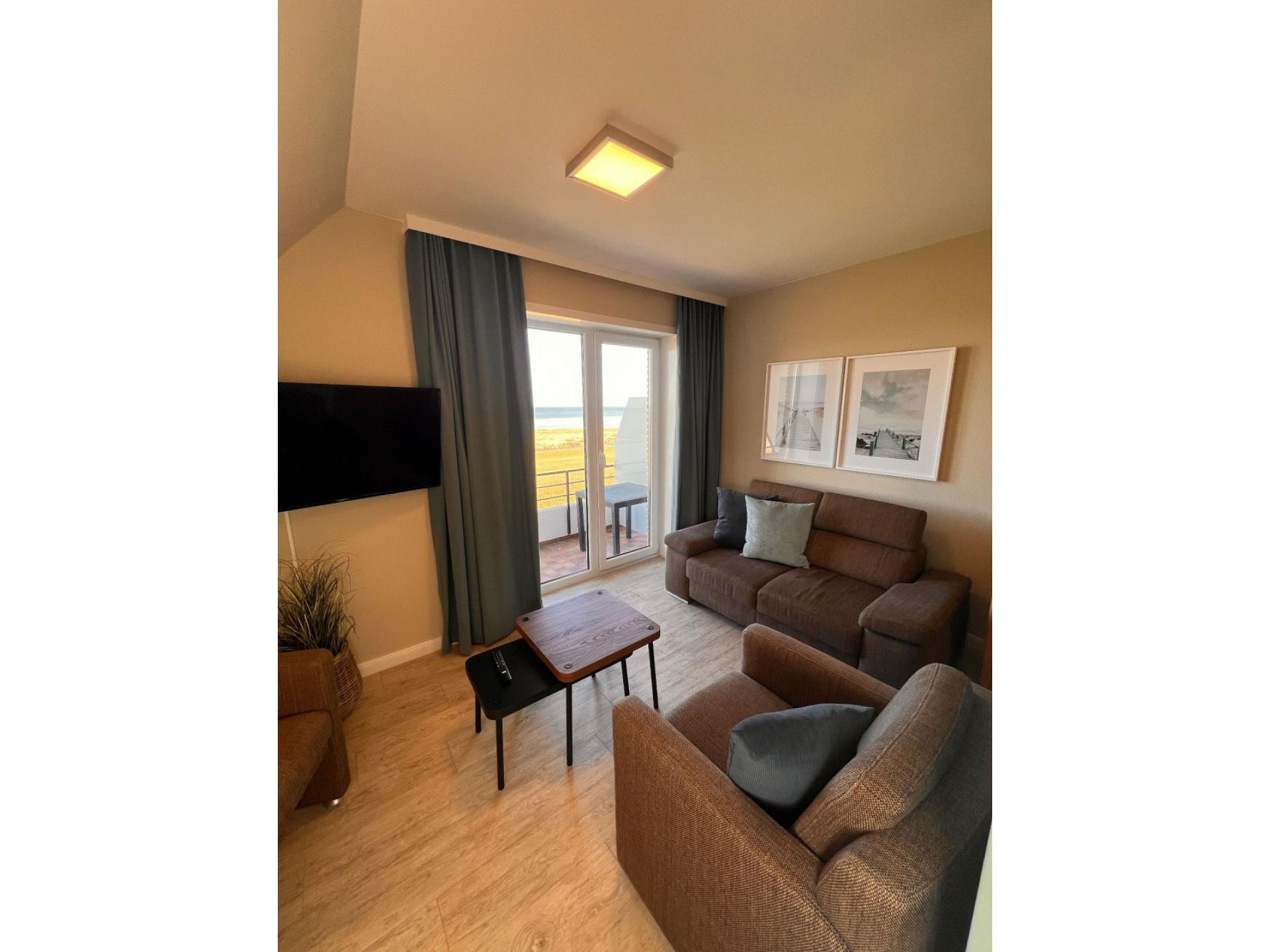 Ferienwohnung NW 43 Balkon mit Meerblick Foto 5