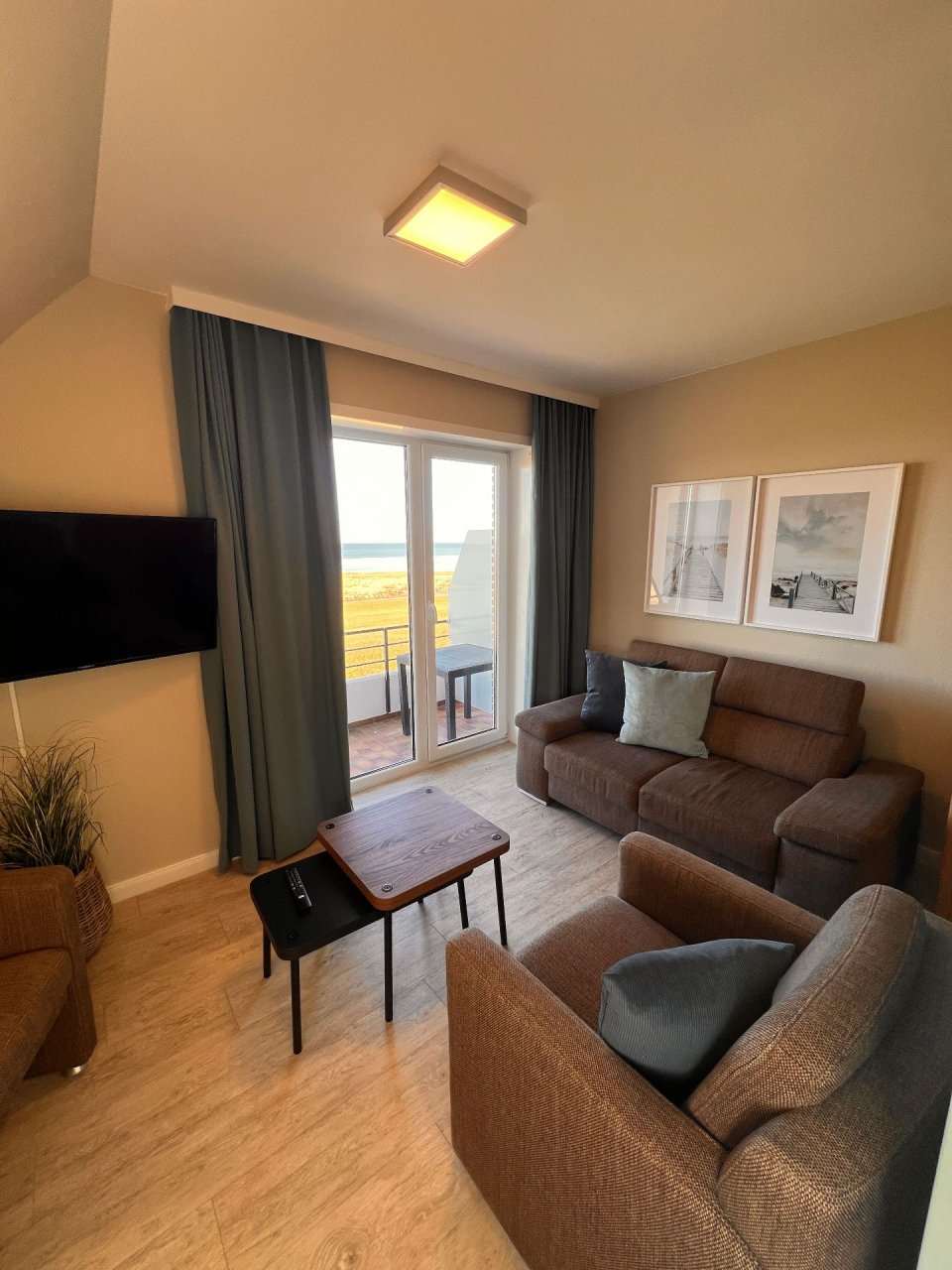 Ferienwohnung NW 43 Balkon mit Meerblick Foto 5