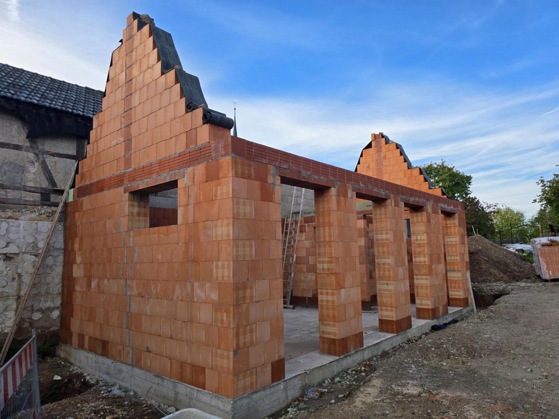 Der Rohbau wächst