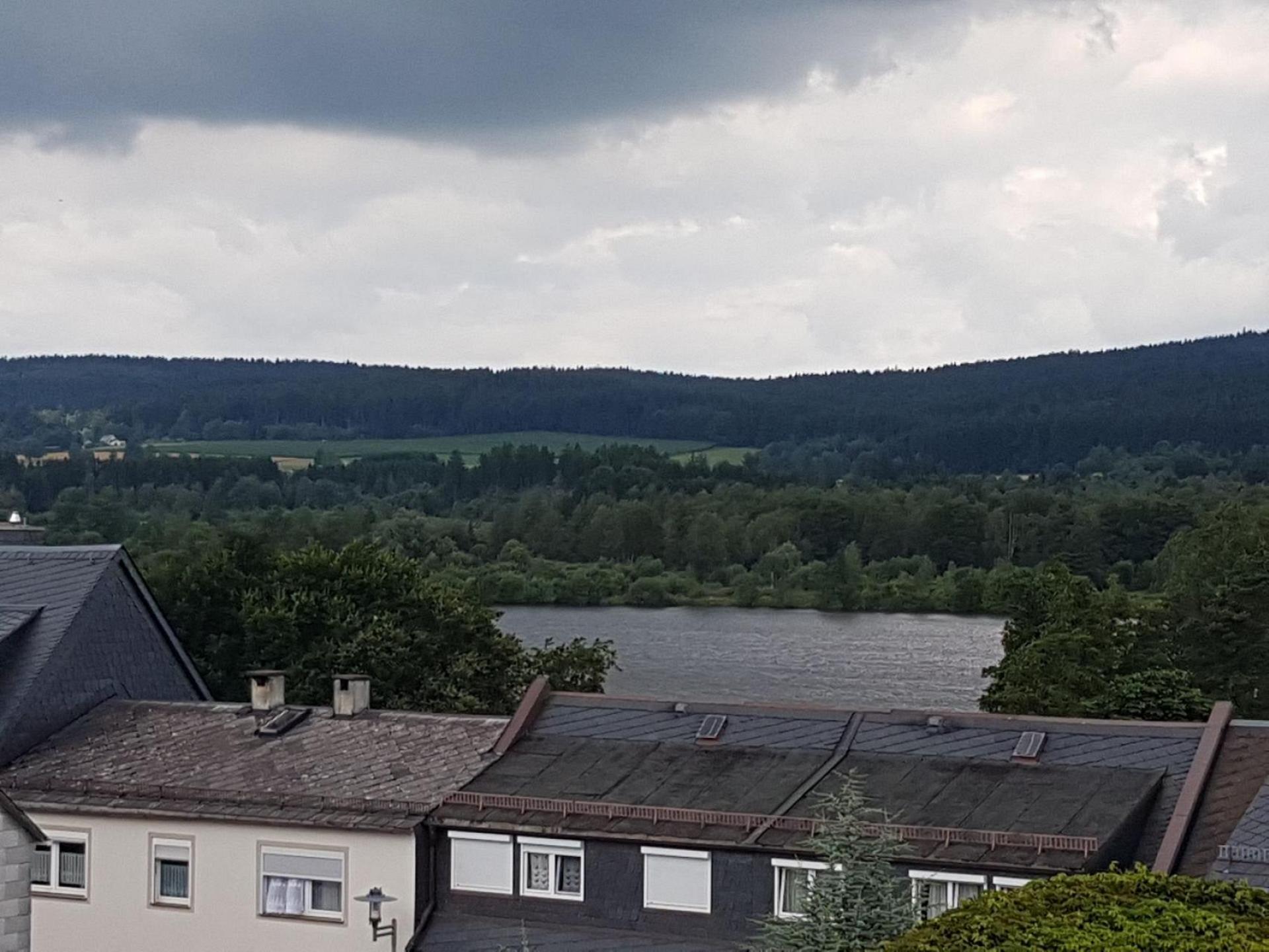 Blick vom Balkon