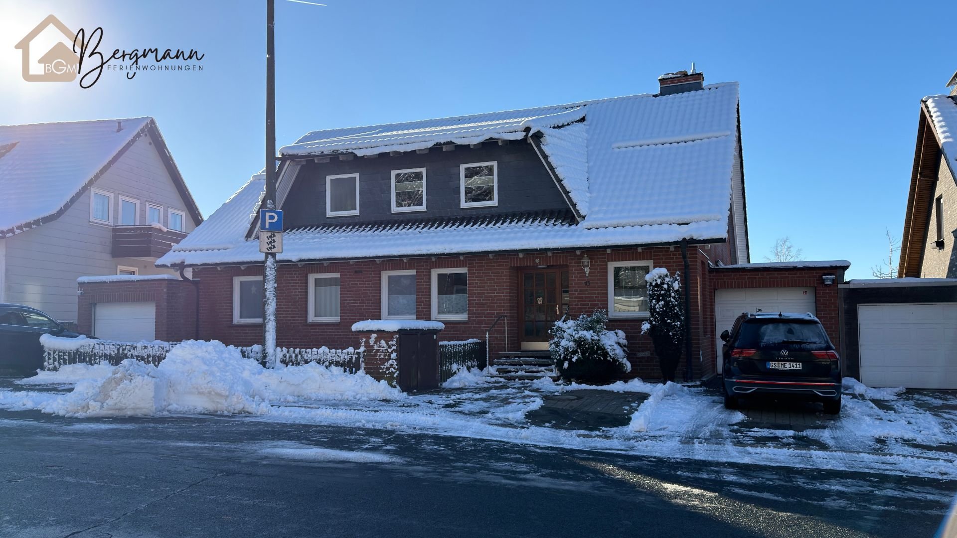 Ferienwohnung Bergmann mit Balkon und Kamin Foto 10