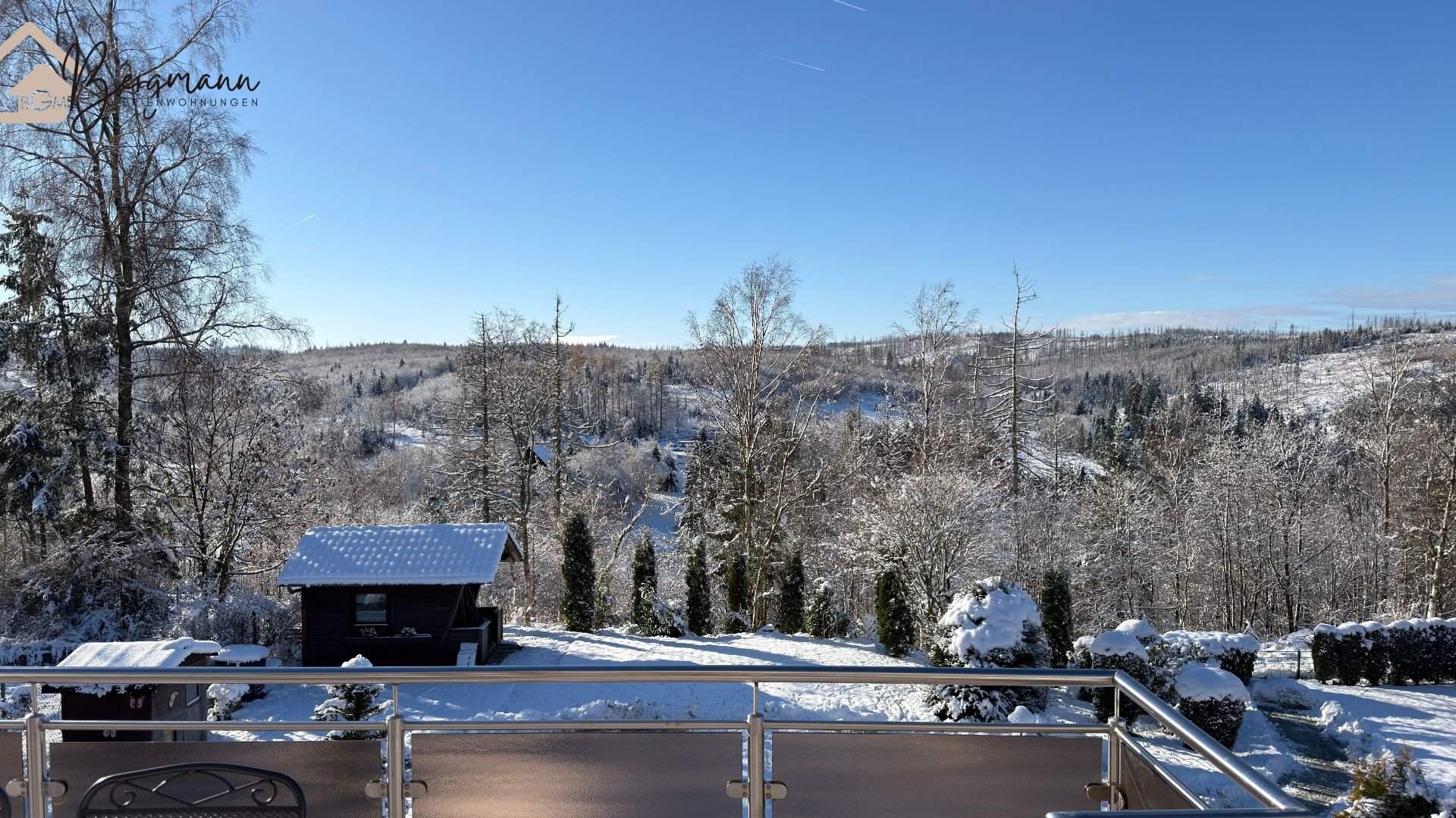 Ferienwohnung Bergmann mit Balkon und Kamin Foto 12