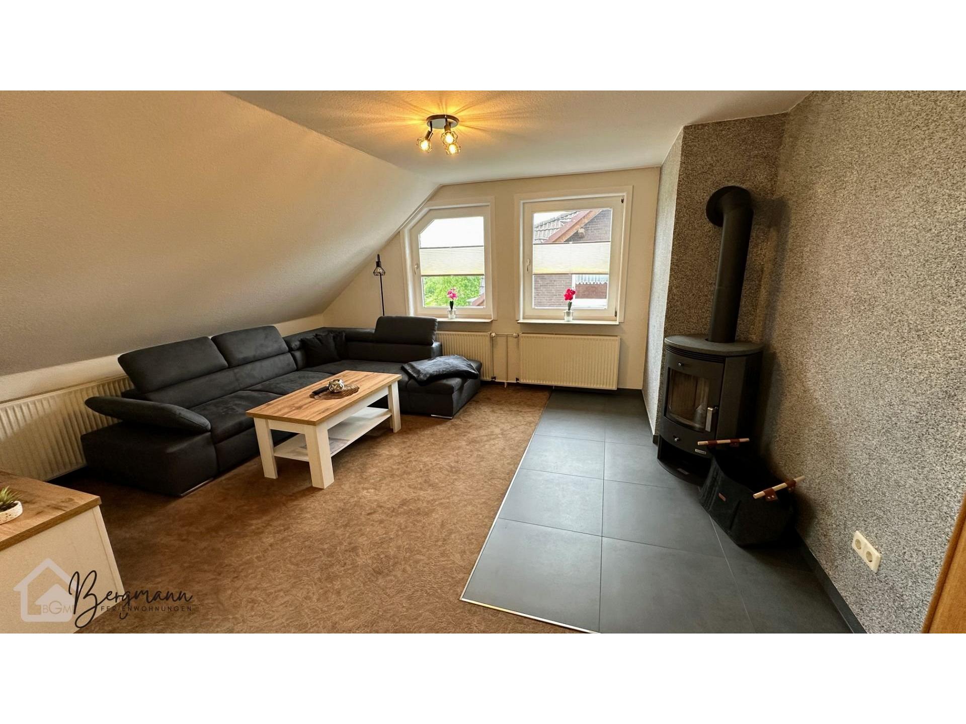 Ferienwohnung Bergmann mit Balkon und Kamin