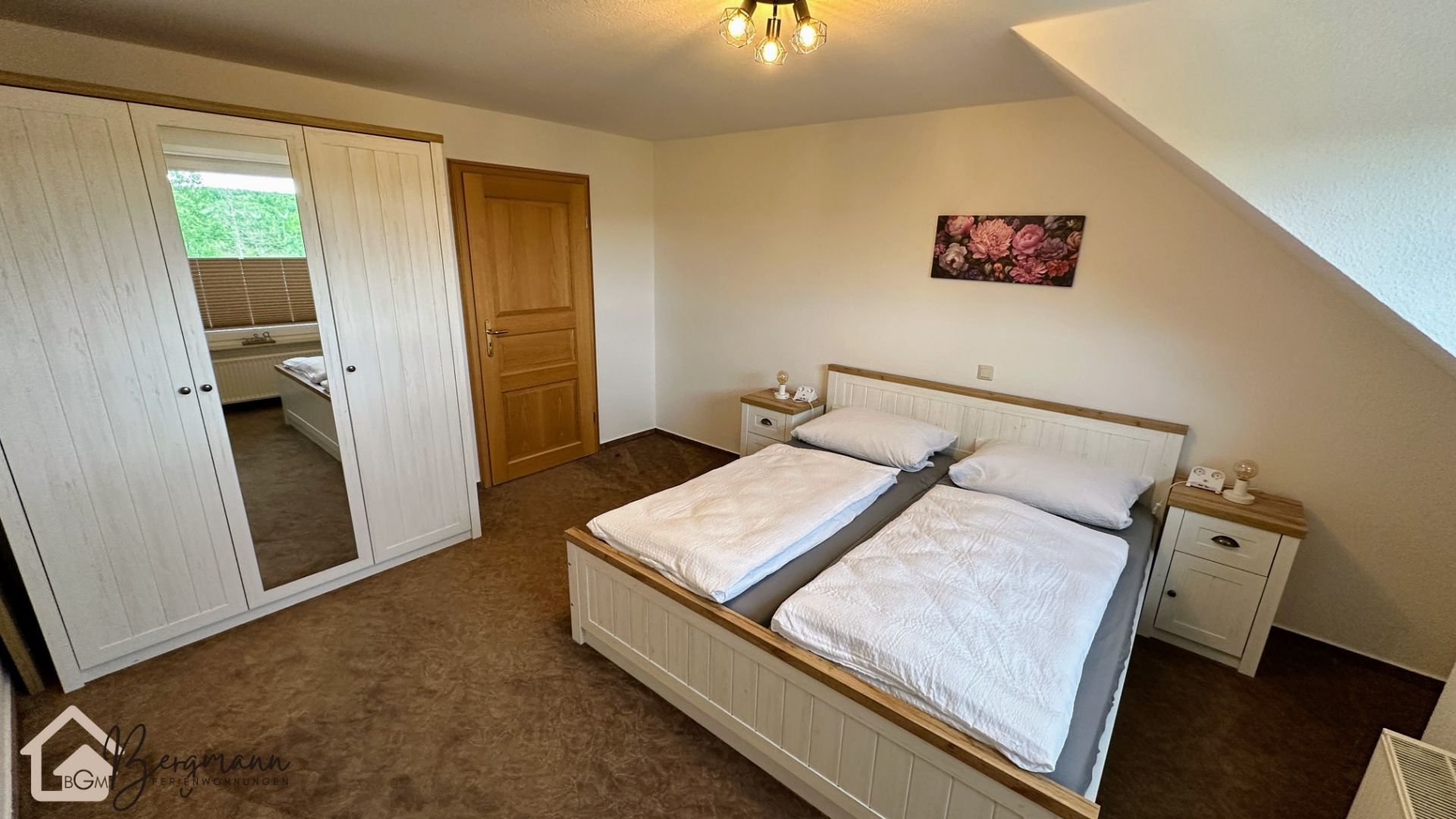 Ferienwohnung Bergmann mit Balkon und Kamin Foto 6